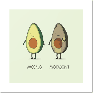 Eat your avocado right! Posters and Art